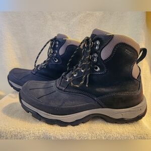 LL Bean Storm Chaser Women's 9.5 black waterproof leather insulated winter boots